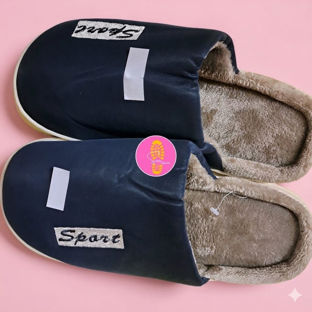 Pantuflas Azul